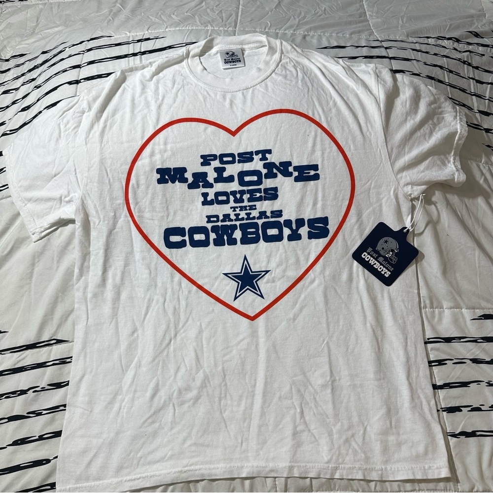 Dallas Cowboys x Post Malone White T-Shirt Men’s X-Large